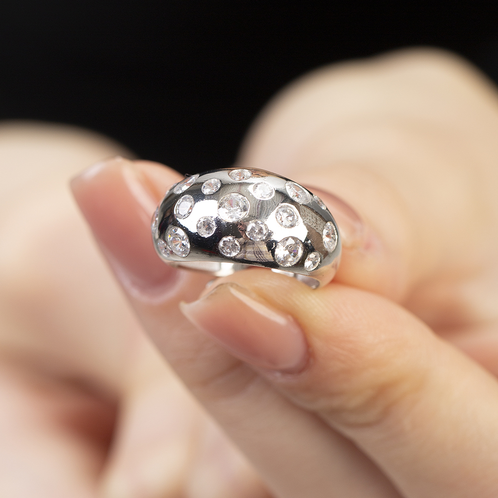 Gökyüzü - Gezegenler Tasarım Silver Renk Free Size 925 Ayar Gümüş Kadın Yüzük Gökyüzü - Gezegenler Tasarım Silver Renk Free Size 925 Ayar Gümüş Kadın Yüzük