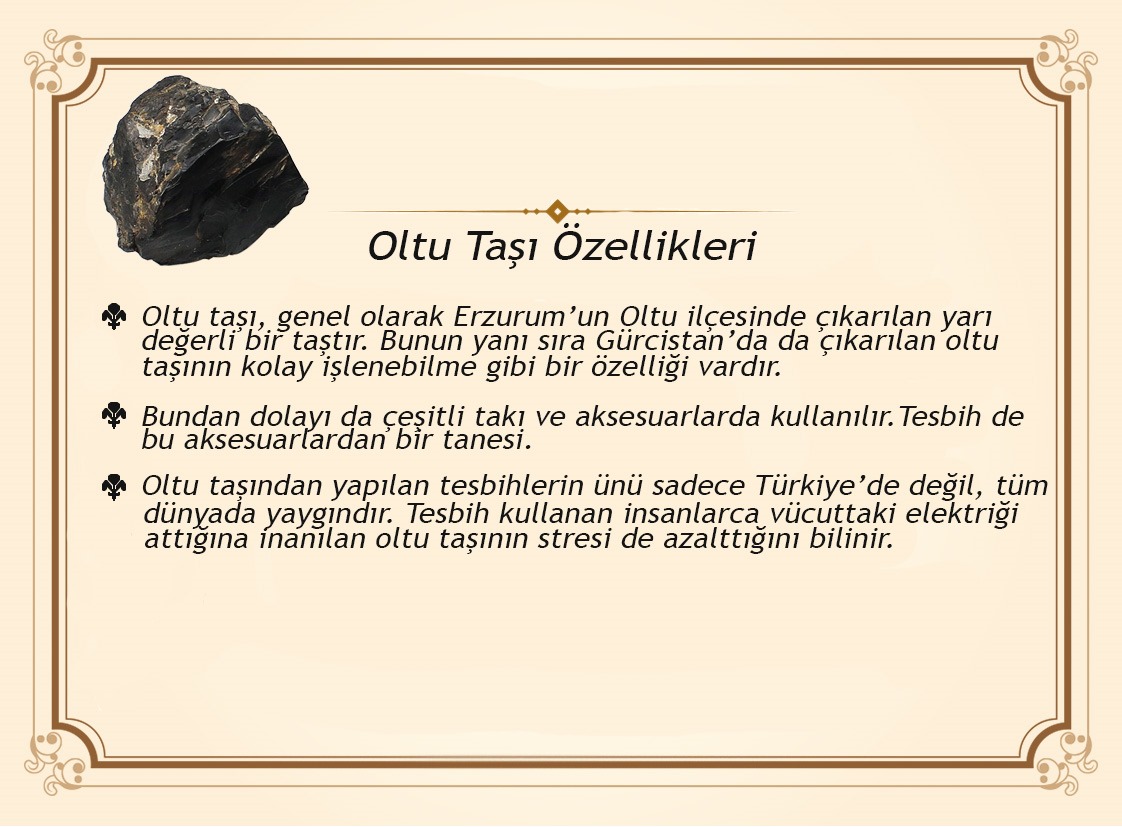 Kararmaz Metal Ayyıldız Püsküllü Küre Kesim Rus Oltu Tesbih Kararmaz Metal Ayyıldız Püsküllü Küre Kesim Rus Oltu Tesbih