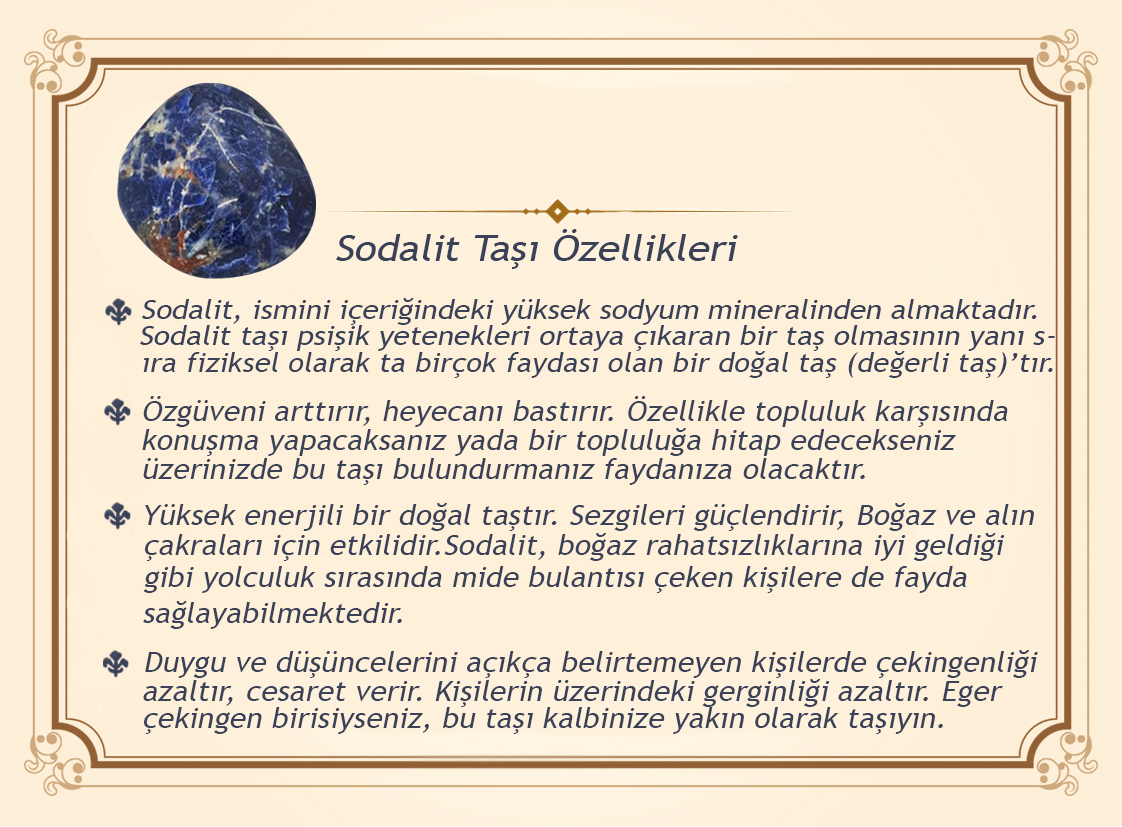 Kararmaz Metal Püsküllü Küre Kesim Sodalit Efe Doğaltaş Tesbih Kararmaz Metal Püsküllü Küre Kesim Sodalit Efe Doğaltaş Tesbih