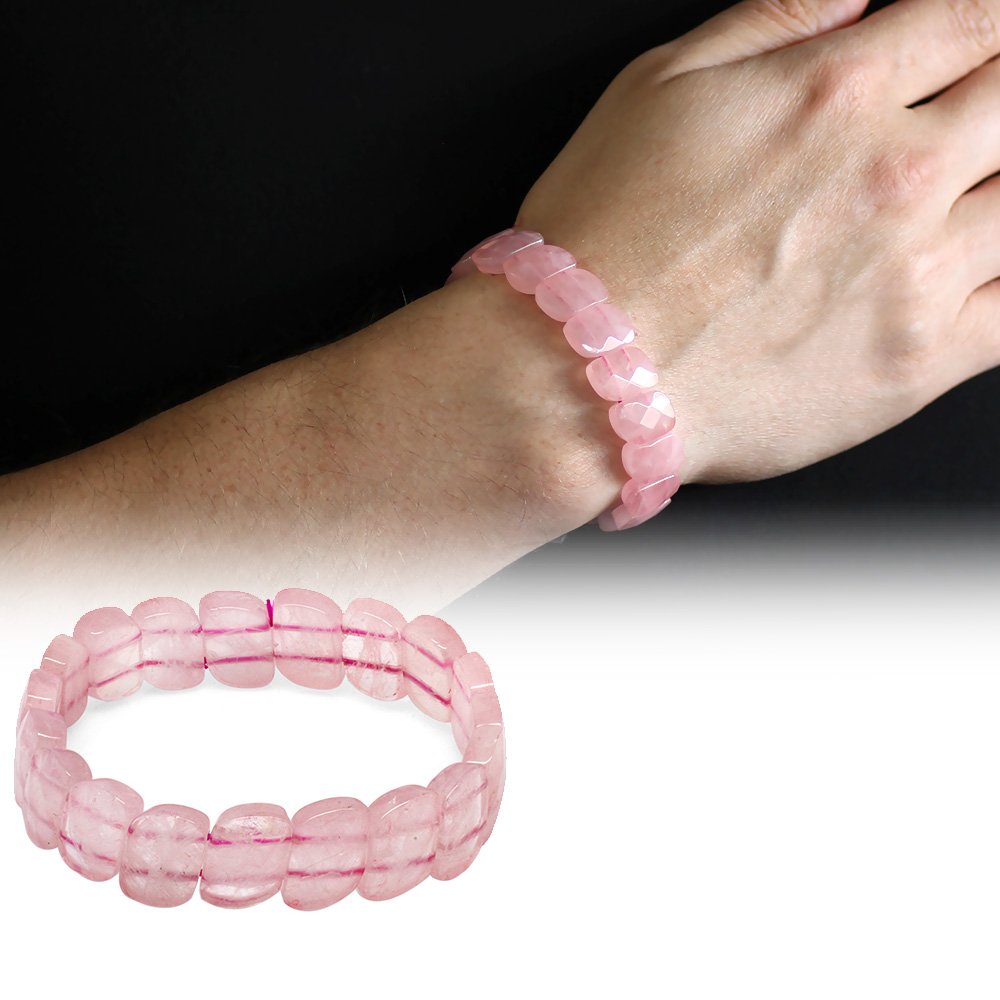 Nipora Pembe Kuvars Doğaltaş Erkek Bileklik Nipora Pembe Kuvars Doğaltaş Erkek Bileklik