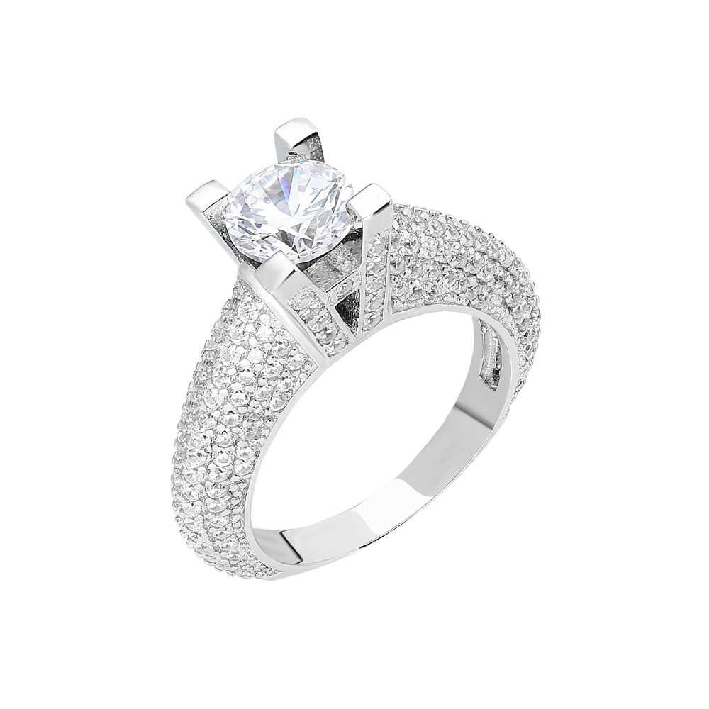 Starlight Diamond Pırlanta Montür Avangarde 925 Ayar Gümüş Bayan Tektaş Yüzük Starlight Diamond Pırlanta Montür Avangarde 925 Ayar Gümüş Bayan Tektaş Yüzük